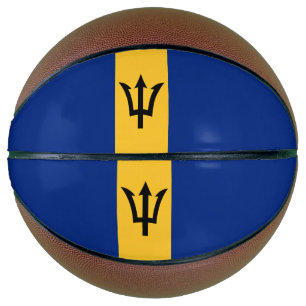 Patriotic Barbados Flag Basketball