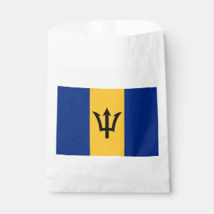 Patriotic Barbados Flag Favour Bags