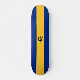 Patriotic Barbados Flag Skateboard
