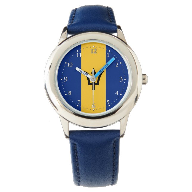 Patriotic Barbados Flag Watch (Front)