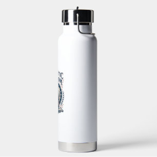 Patriotic Barn Cat Vector Graphic Tee_1 Water Bottle