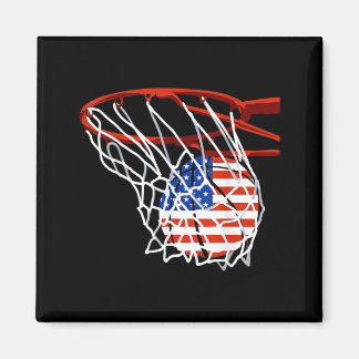 Patriotic Basball 4th Of July Usa Flag Sports Magnet