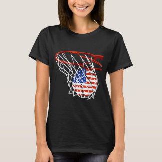 Patriotic Basball 4th Of July Usa Flag Sports T-Shirt