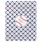 Patriotic Baseball Fleece Blanket