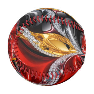 Patriotic baseball with Germany Colours