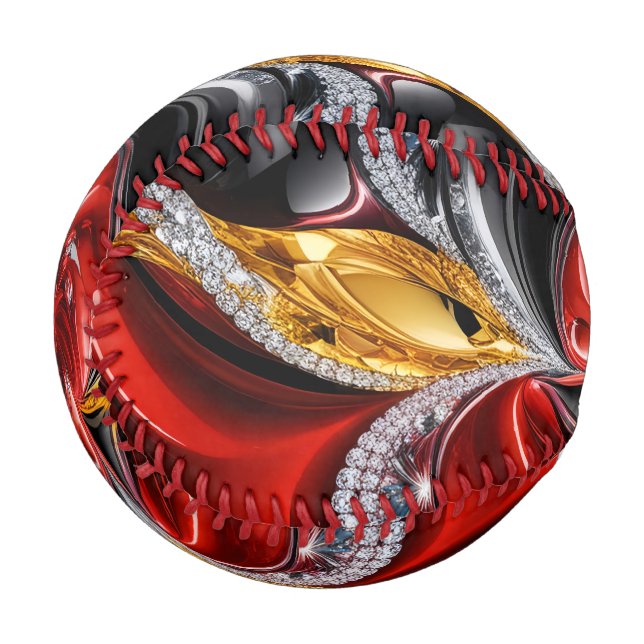 Patriotic baseball with Germany Colours (Front Left)
