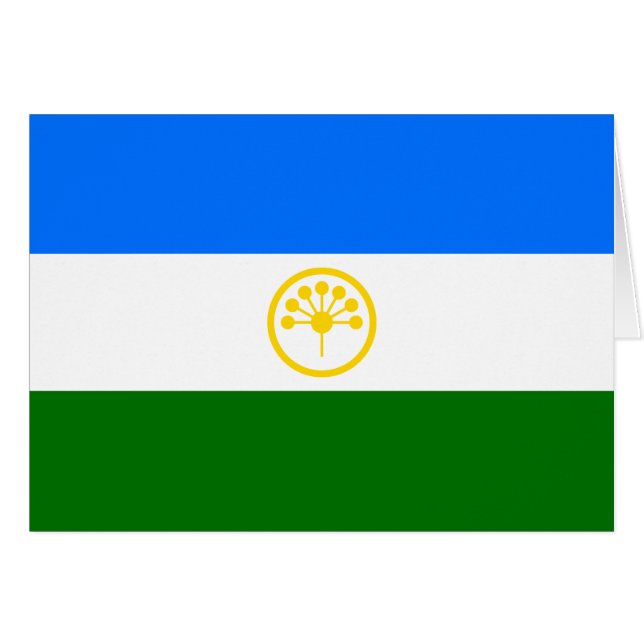 Patriotic Bashkortostan Flag (Front Horizontal)