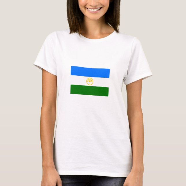Patriotic Bashkortostan Flag T-Shirt (Front)