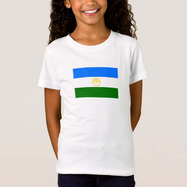 Patriotic Bashkortostan Flag T-Shirt (Front)