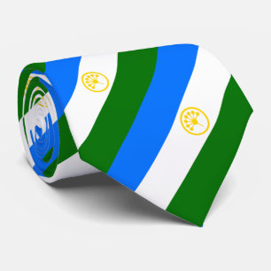 Patriotic Bashkortostan Flag Tie