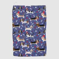 Patriotic Basset Hound