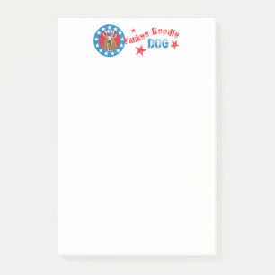 Patriotic Basset Post-it Notes