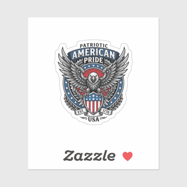 Patriotic Battle Hawk Patriotic Eagle & Hawk 4th o (Sheet)