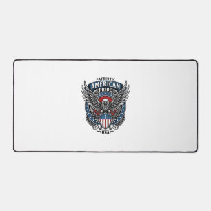 Patriotic Battle Hawk Patriotic Eagle & Hawk 4th o Desk Mat