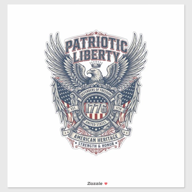Patriotic Battle Shield 1776 Military Inspired Sym (Sheet)