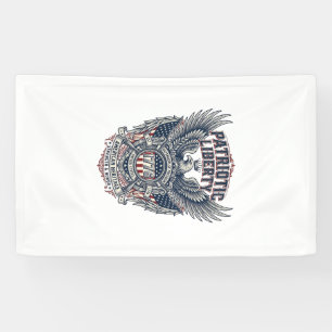 Patriotic Battle Shield 1776 Military Inspired Sym Banner