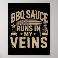 Patriotic Bbq Smoker Meat Smoking Usa Grilling Byr