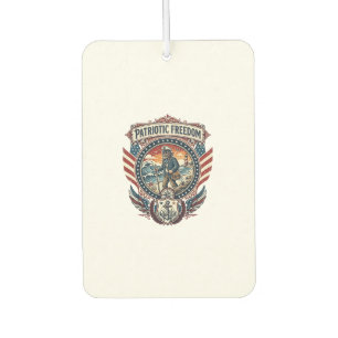 Patriotic Beachcomber Vector Graphic Tee_1 Car Air Freshener
