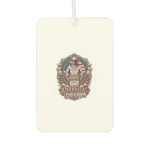 Patriotic Beekeeper Vector Graphic Tee Car Air Freshener