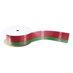 Patriotic Belarusian Flag Satin Ribbon