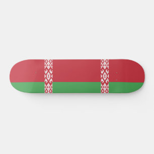 Patriotic Belarusian Flag Skateboard