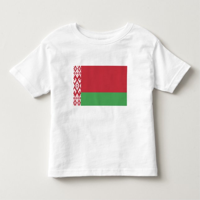 Patriotic Belarusian Flag Toddler T-Shirt (Front)