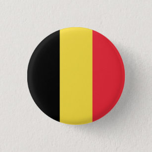 Patriotic Belgian Flag 3 Cm Round Badge