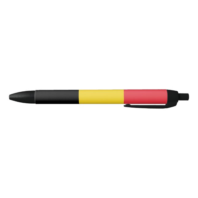 Patriotic Belgian Flag Blue Ink Pen (Bottom)