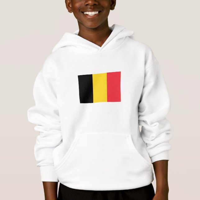 Patriotic Belgian Flag Hoodie (Front)