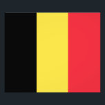 Patriotic Belgian Flag Photo Print<br><div class="desc">The national flag of Belgium.</div>