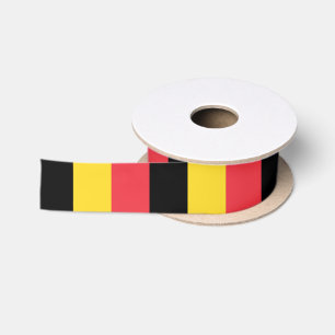Patriotic Belgian Flag Satin Ribbon