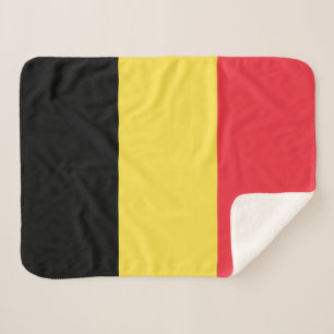 Patriotic Belgian Flag Sherpa Blanket