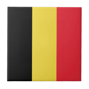 Patriotic Belgian Flag Tile