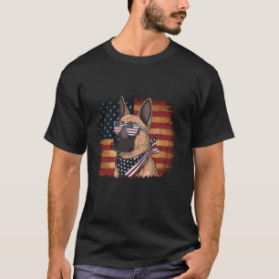 Patriotic Belgian Malinois Lovers T-Shirt