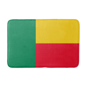 Patriotic Benin Flag Bath Mat