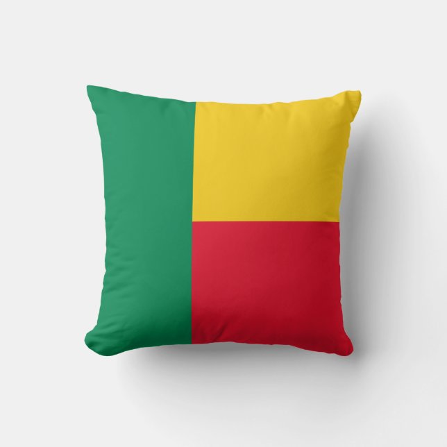 Patriotic Benin Flag Cushion (Front)