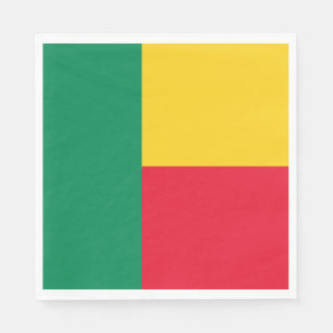 Patriotic Benin Flag Napkin