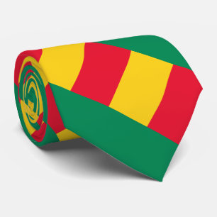 Patriotic Benin Flag Neck Tie