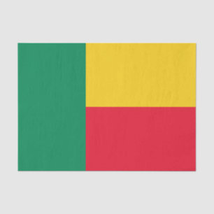 Patriotic Benin Flag Tissue Paper