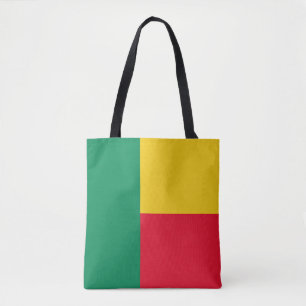 Patriotic Benin Flag Tote Bag