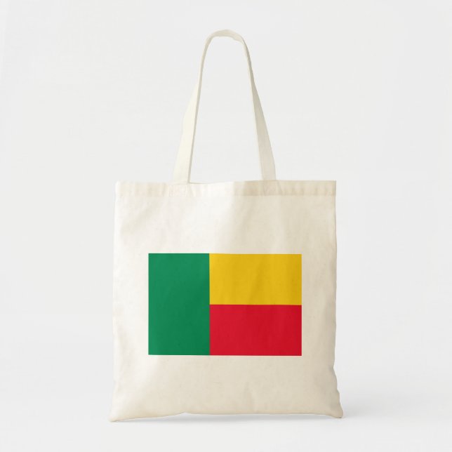 Patriotic Benin Flag Tote Bag (Front)