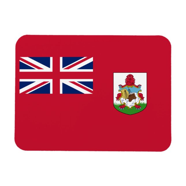 Patriotic Bermuda Flag Magnet (Horizontal)