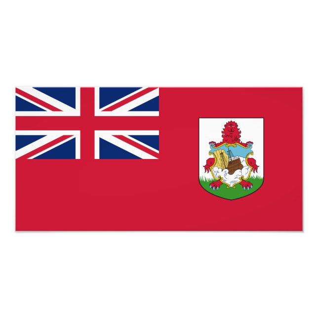 Patriotic Bermuda Flag Photo Print (Front)
