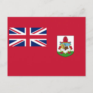 Patriotic Bermuda Flag Postcard
