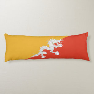 Patriotic Bhutan Flag Body Cushion