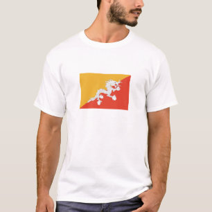 Patriotic Bhutan Flag T-Shirt