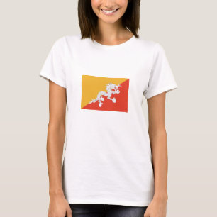 Patriotic Bhutan Flag T-Shirt