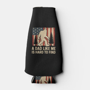 Patriotic Bigfoot A Dad Like Me Is Hard To Find Fu Bottle Cooler