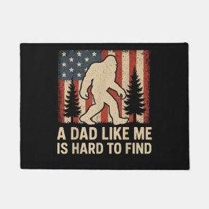 Patriotic Bigfoot A Dad Like Me Is Hard To Find Fu Doormat