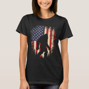 Patriotic bigfoot american flag sasquatchPatriotic T-Shirt
